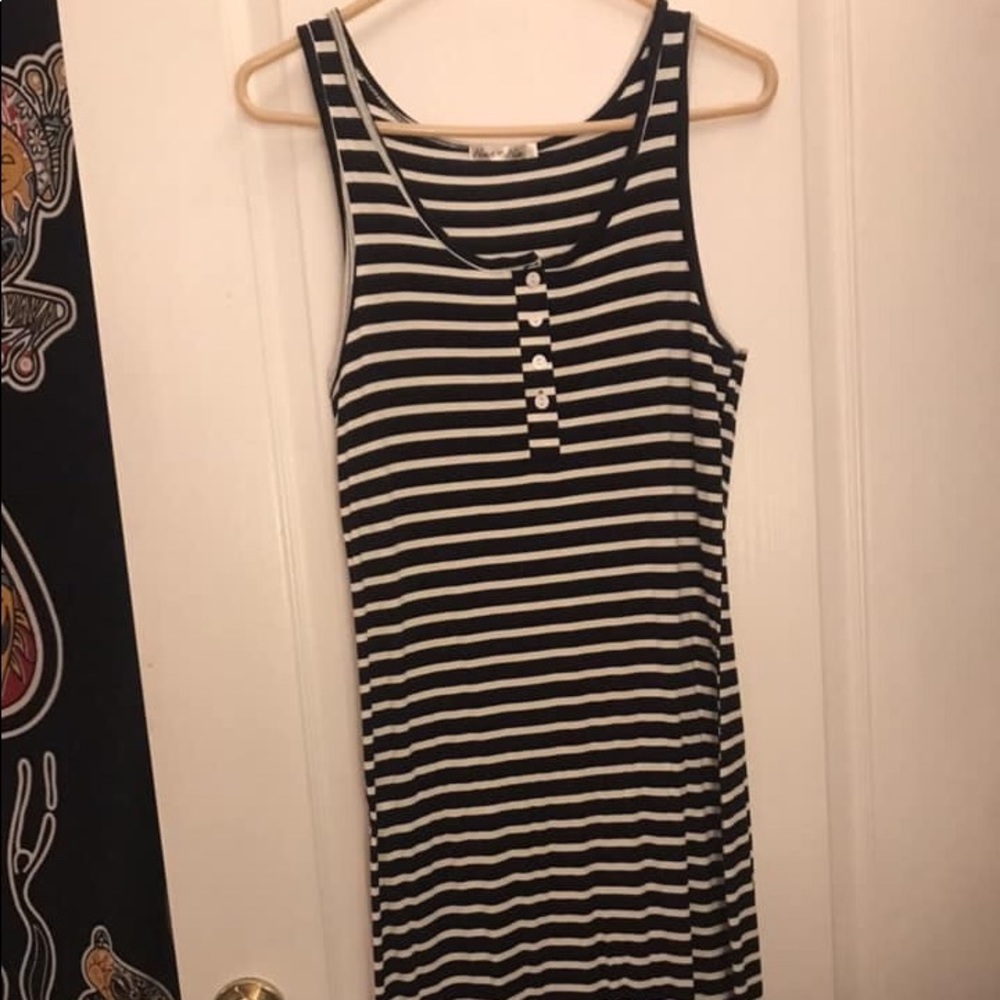 Striped maxi dress